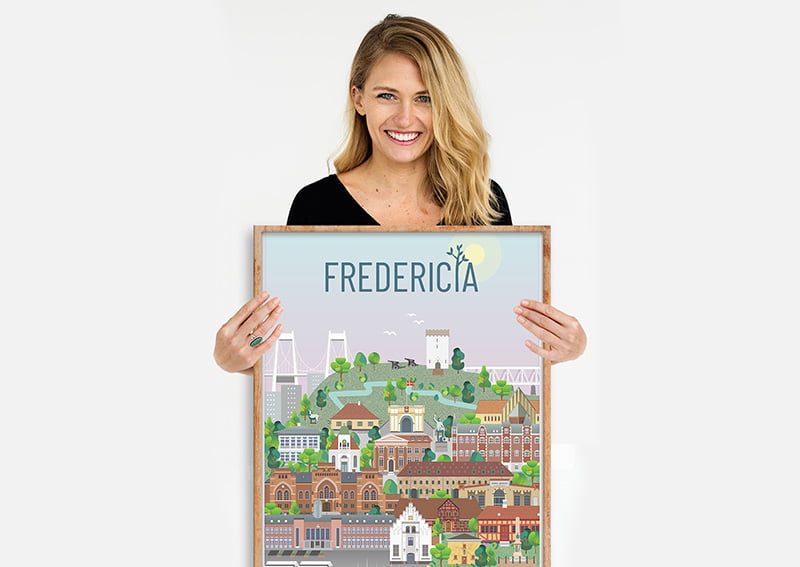 konservativ udslæt Berygtet Fredericia plakat 🇩🇰 Se den nye 2023 plakat med Fredericia 🇩🇰  Byplakat.com