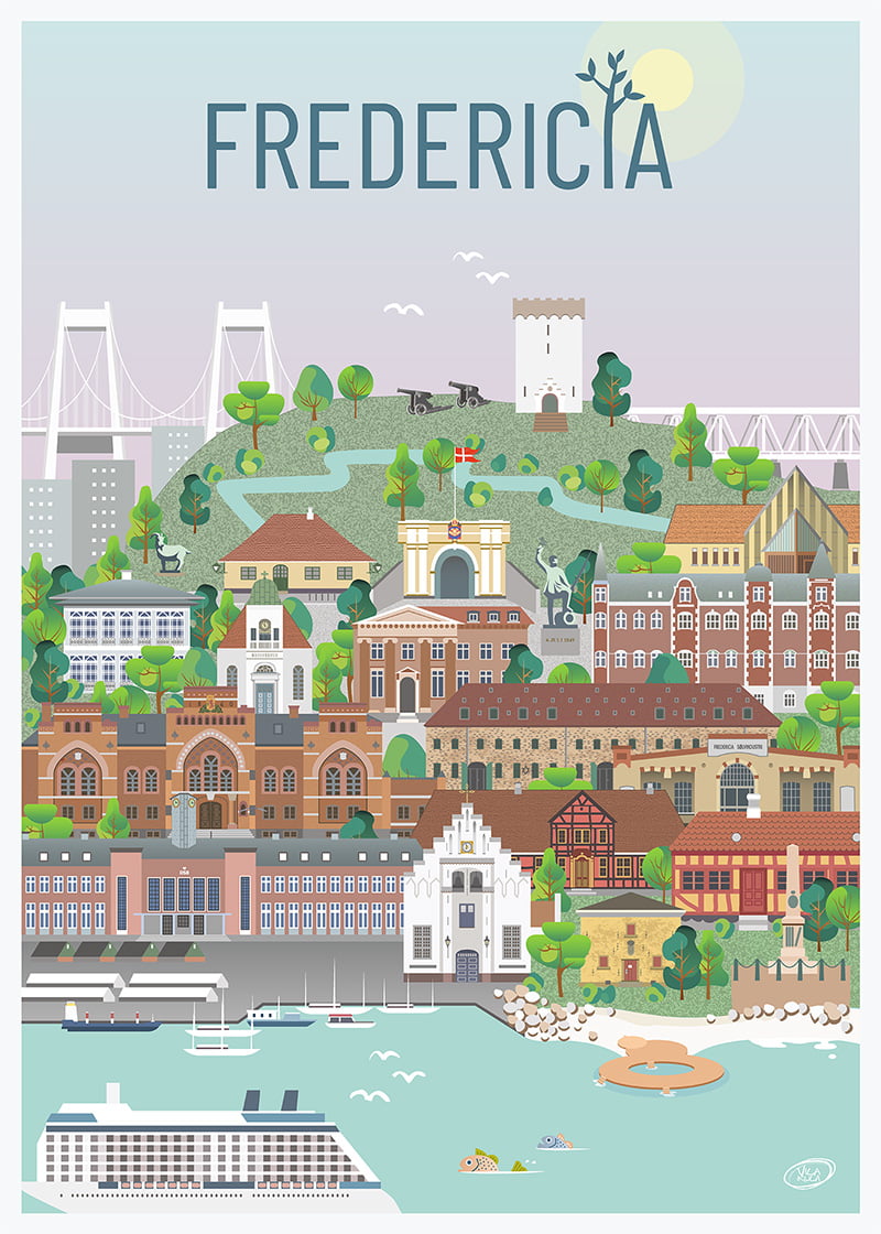 konservativ udslæt Berygtet Fredericia plakat 🇩🇰 Se den nye 2023 plakat med Fredericia 🇩🇰  Byplakat.com